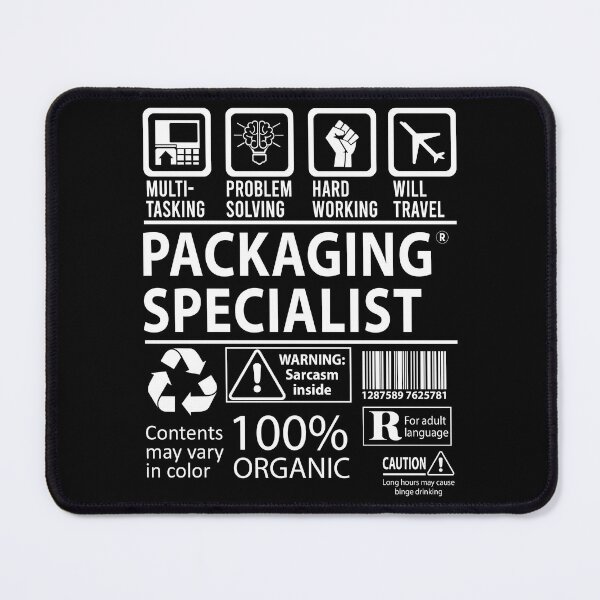 Item preview, Packaging Specialist T Shirt - MultiTasking Certified Job Gift Item Tee designed and sold by oslandefren.