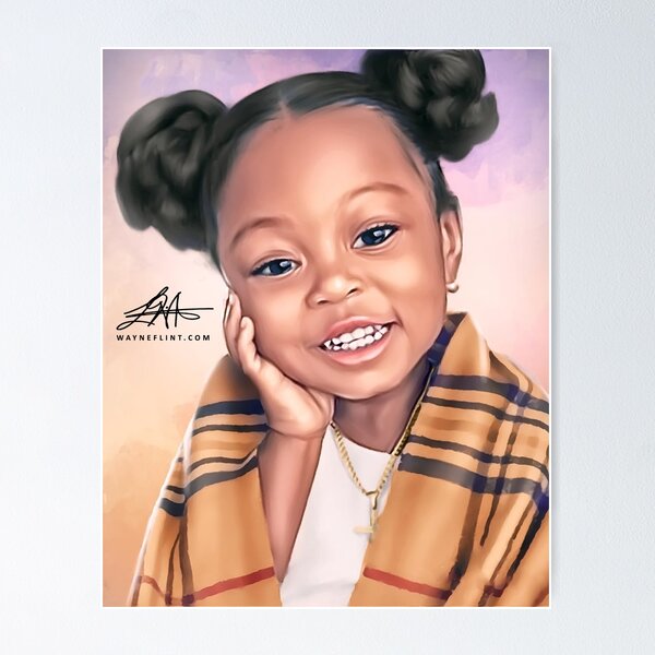 Beautiful Black Princess Poster