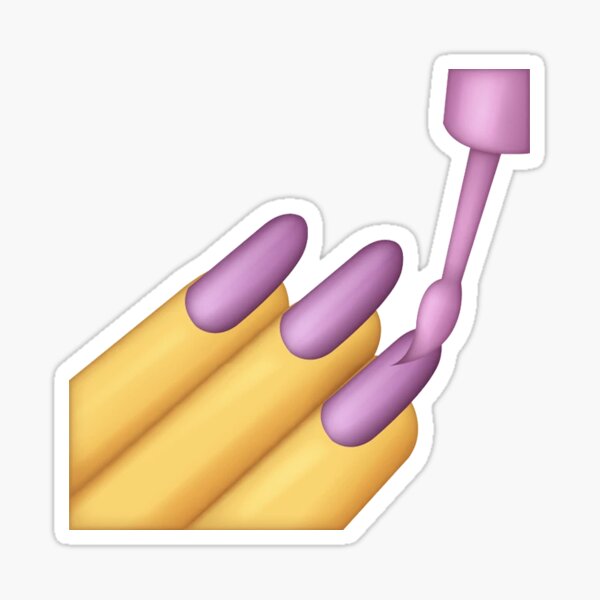 Periodt Nails Sticker by WenyHutGenerals Redbubble