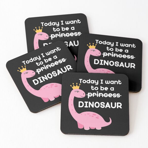 Item preview, Today I Want To Be A Princess - No A Dinosaur For Girls Women designed and sold by StudioTina.