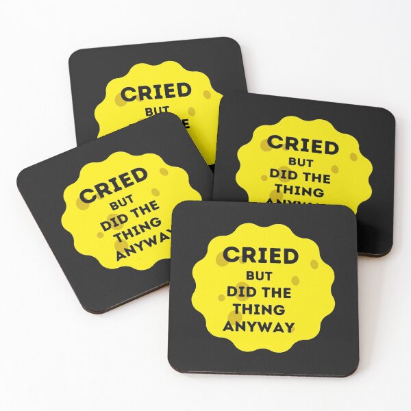 Item preview, Cried But Did The Thing Anyway designed and sold by dzairshirts.