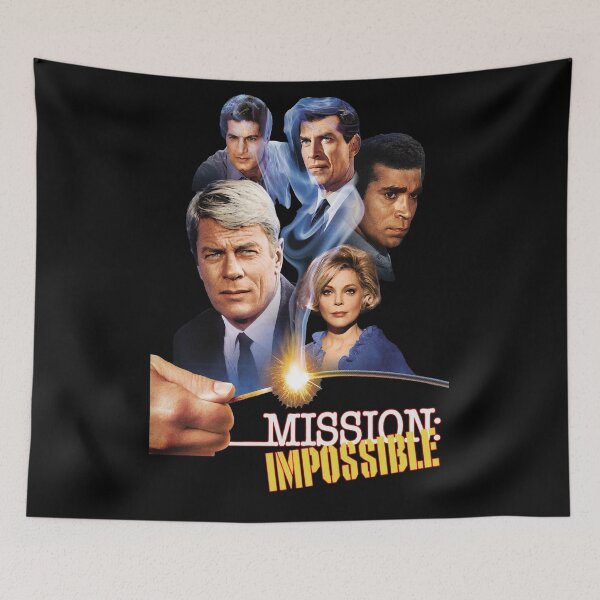 Item preview, Retro Impossible Mission 60s Cast Tribute designed and sold by 90snerd.