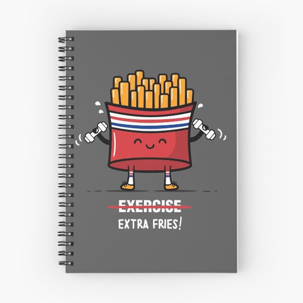 Item preview, Exercise Extra Fries  designed and sold by fishbiscuit.