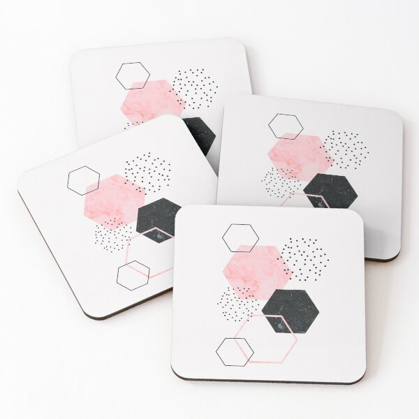 Item preview, Marble Texture Hexagons designed and sold by cerenalkan.