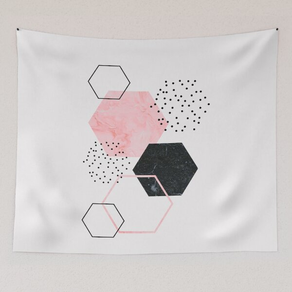 Item preview, Marble Texture Hexagons designed and sold by cerenalkan.