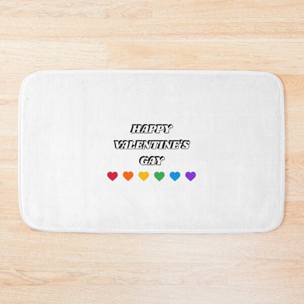 Item preview, Happy Valentine's Gay - rainbow hearts designed and sold by Inspirationmotivation.