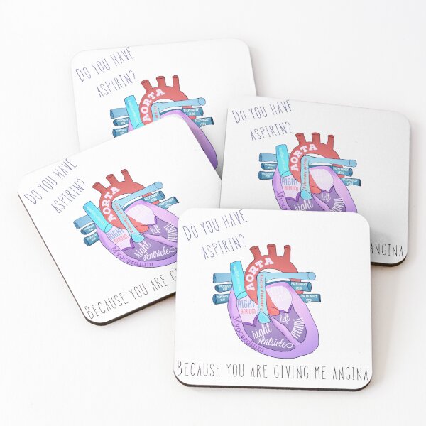 Item preview, Do you have aspirin? Because you are giving me angina designed and sold by Tamm-art.
