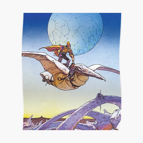 Art by Jean Giraud Poster