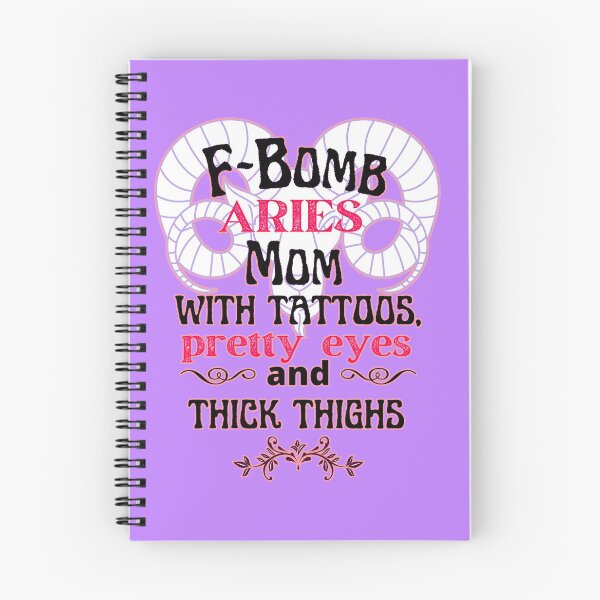 Item preview, F-Bomb Aries Mom With Tattoos Pretty Eyes and Thick Thighs - Lovely Design designed and sold by GoPublicTeam.