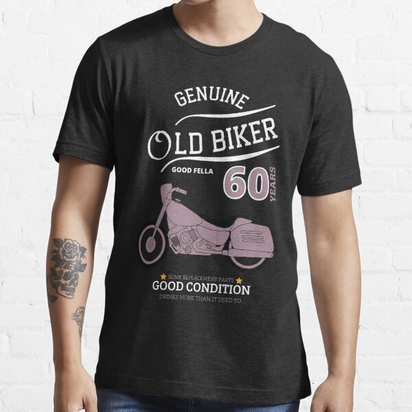 60th Birthday 60 Years Cyclist Retro Tshirt T-shirt Shirt 