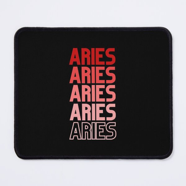 Item preview, Red Gradient Aries Zodiac Sign designed and sold by Hellofriendco.