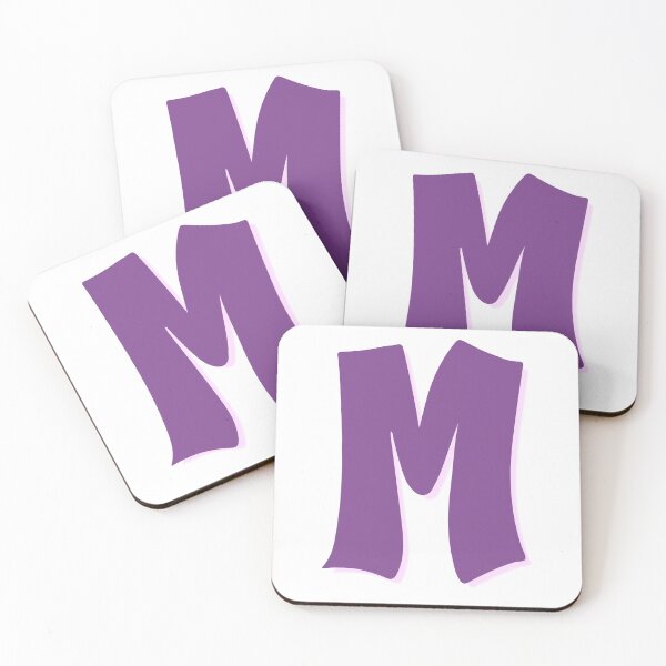 Item preview, Purple Graffiti Letter M designed and sold by LetterMom.