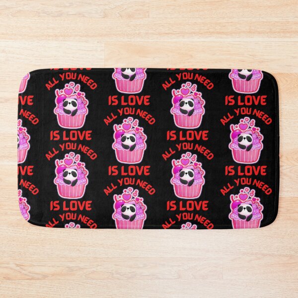 Item preview, All You Need Is Love Panda Valentine  designed and sold by WoodburyLake.