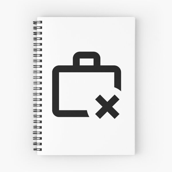 Item preview, MDI briefcase-remove-outline designed and sold by GnarlyFurtardo.