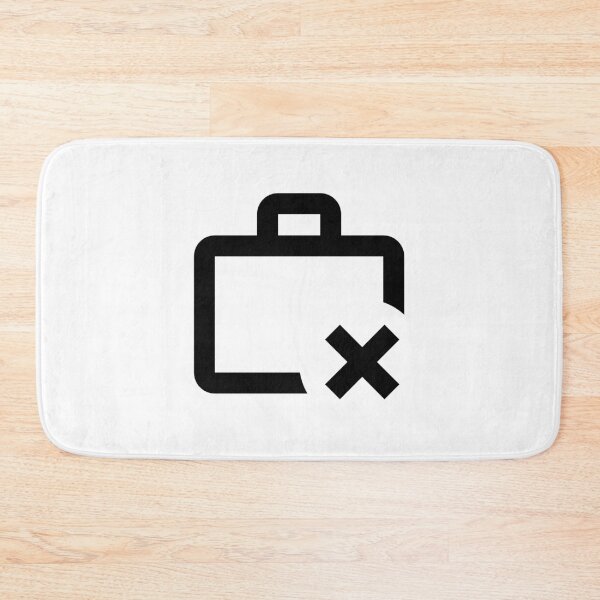 Item preview, MDI briefcase-remove-outline designed and sold by GnarlyFurtardo.