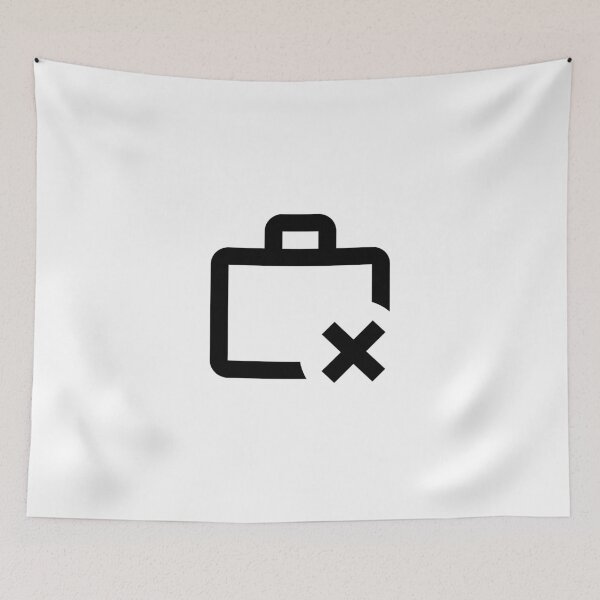 Item preview, MDI briefcase-remove-outline designed and sold by GnarlyFurtardo.