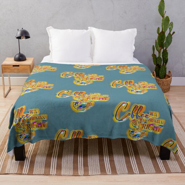 Item preview, Colorful Coffee is a Human Right Quote designed and sold by DeevaValli.