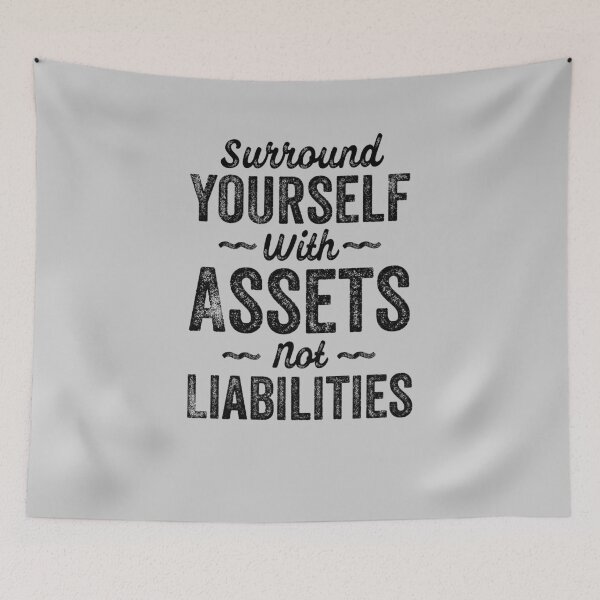 Item preview, Funny Accountant Surround Yourself Asset Not Liabilities designed and sold by ferdaousseshop.