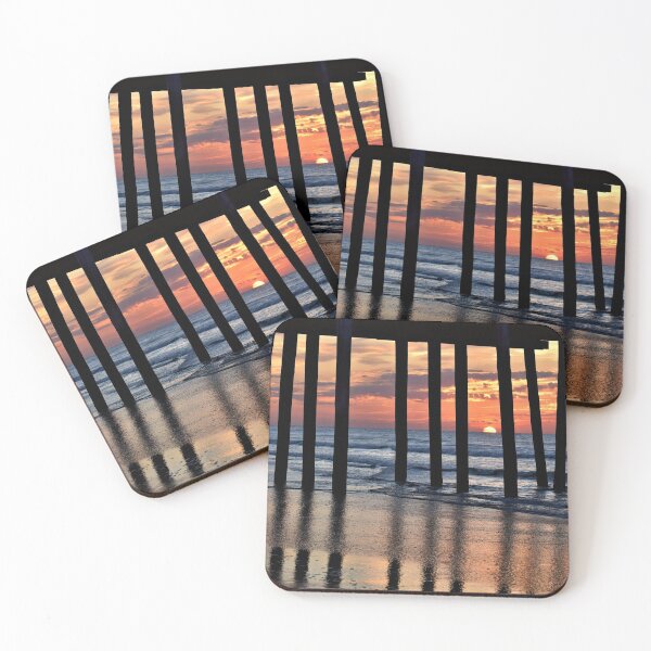 Item preview, Margate City NJ Sunrise Through the Pier designed and sold by LeslieMac713.