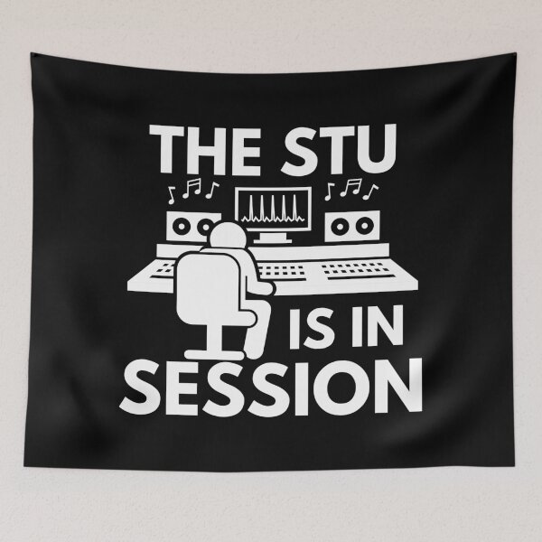 Item preview, The Stu Is In Session Music Studio Production Recording Engineer Humor designed and sold by EllConApparel.