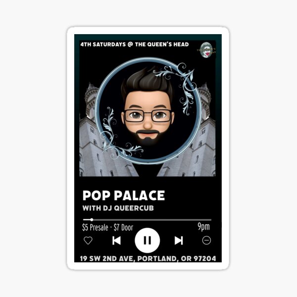 Addam's Pop Palace Sticker