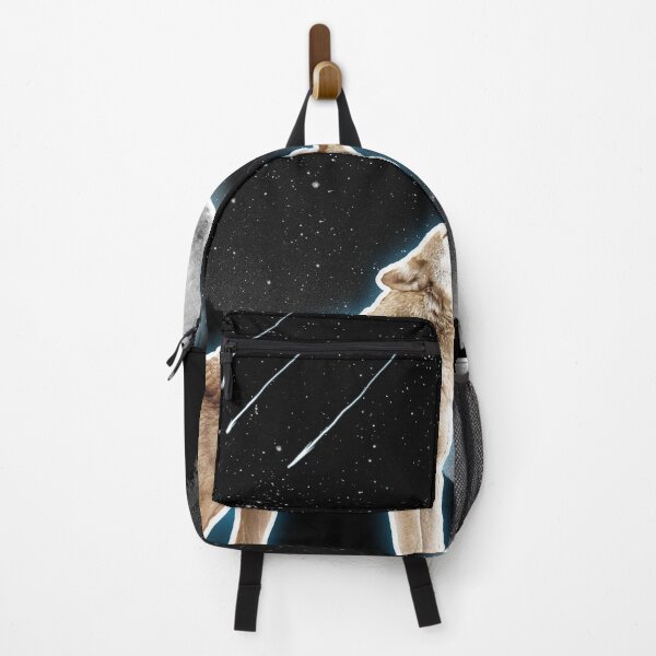 Item preview, Wolf howling in front of the moon at night designed and sold by deividasj.