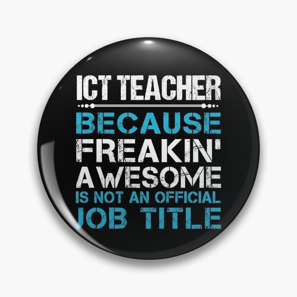 Item preview, Ict Teacher T Shirt - Freaking Awesome Job Gift Item Tee designed and sold by oetate4774.