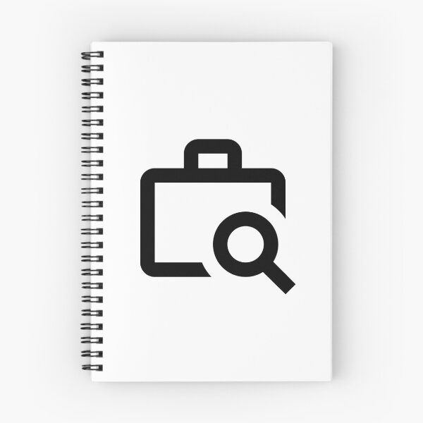 Item preview, MDI briefcase-search-outline designed and sold by GnarlyFurtardo.