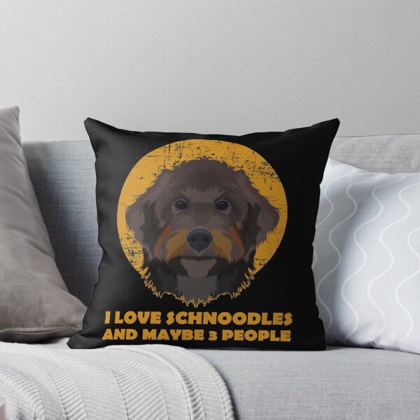 Item preview, Dog Parent Quote I Love Schnoodles And Maybe 3 People print designed and sold by jakehughes2015.