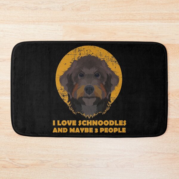 Item preview, Dog Parent Quote I Love Schnoodles And Maybe 3 People print designed and sold by jakehughes2015.