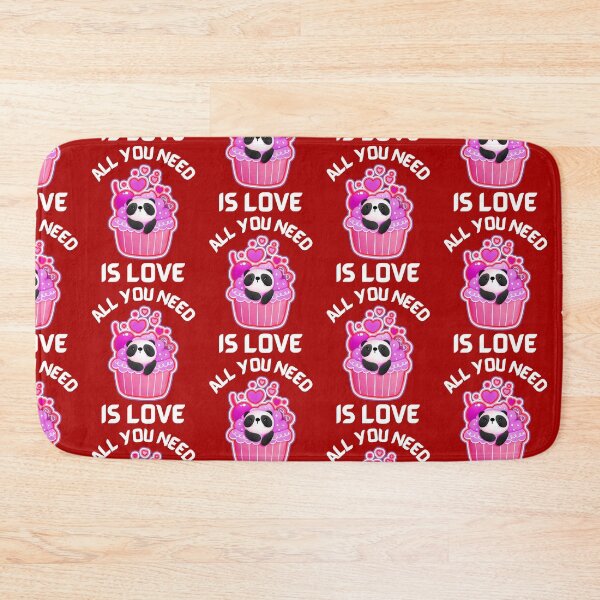 Item preview, All You Need Is Love Panda Valentine  designed and sold by WoodburyLake.