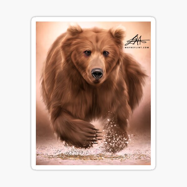 Digital Bear Sticker