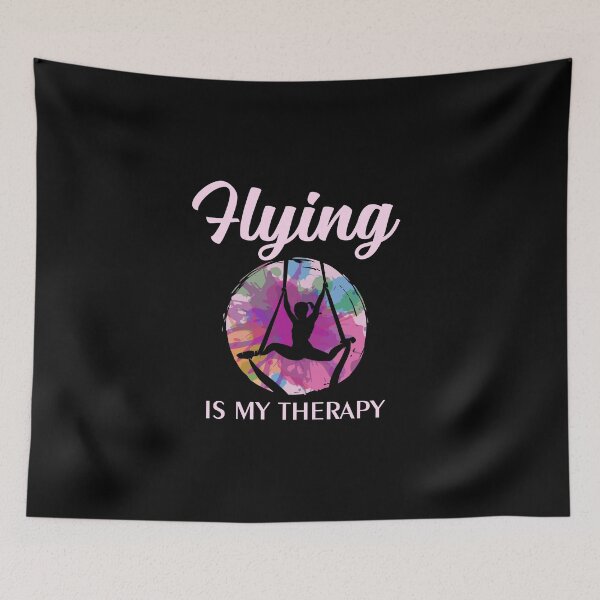 Item preview, Aerialist Therapy Flying Aerial Yoga Aerial Silk Acrobatic graphic designed and sold by jakehughes2015.