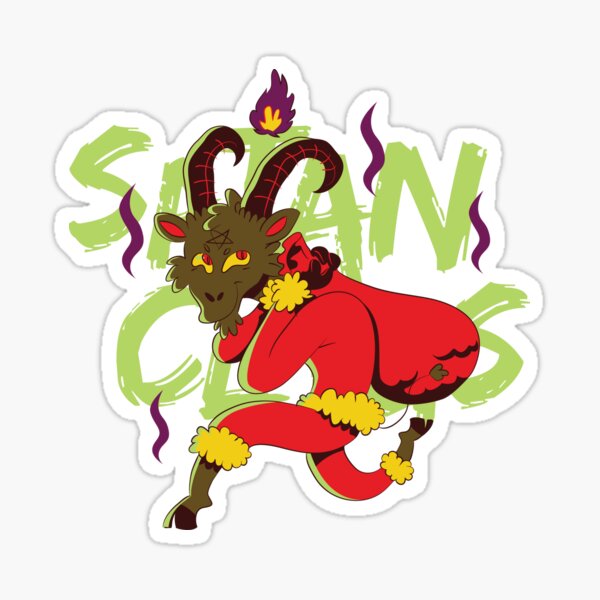 Satan Claus Sticker