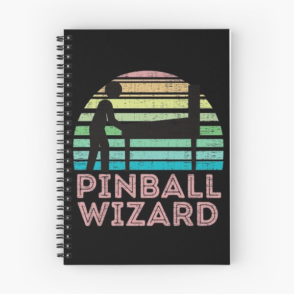 Item preview, Asistente de pinball, puesta de sol de retrogaming designed and sold by Constant Readers.