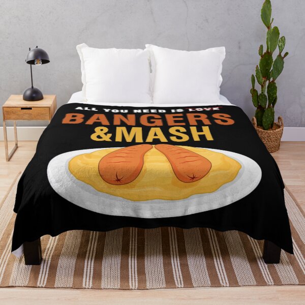 Item preview, British Foodie All You Need Is Bangers And Mash print designed and sold by jakehughes2015.