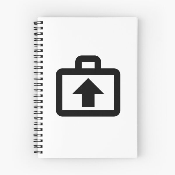 Item preview, MDI briefcase-upload-outline designed and sold by GnarlyFurtardo.