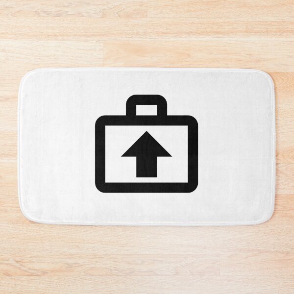 Item preview, MDI briefcase-upload-outline designed and sold by GnarlyFurtardo.