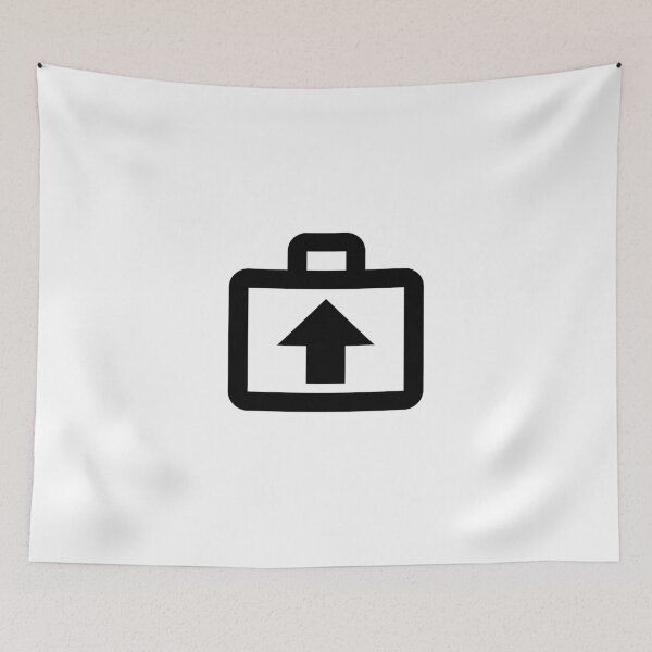 Item preview, MDI briefcase-upload-outline designed and sold by GnarlyFurtardo.