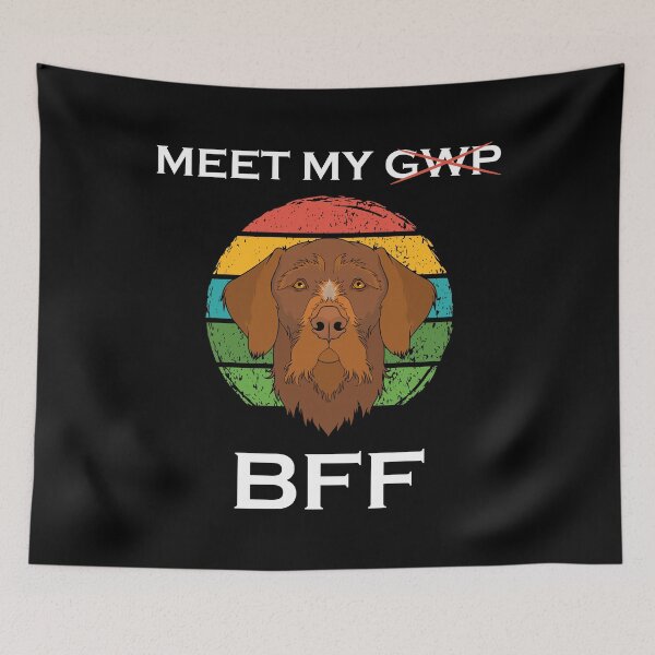 Item preview, Funny Meet My BFF German Wirehaired Pointer Pet Dog Lover product designed and sold by jakehughes2015.