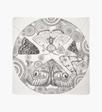 moth mandala Scarf
