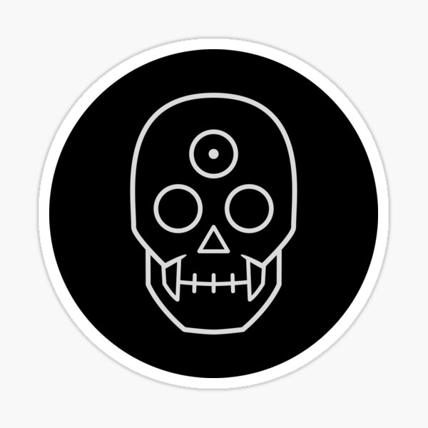 Third Eye Skull Sticker
