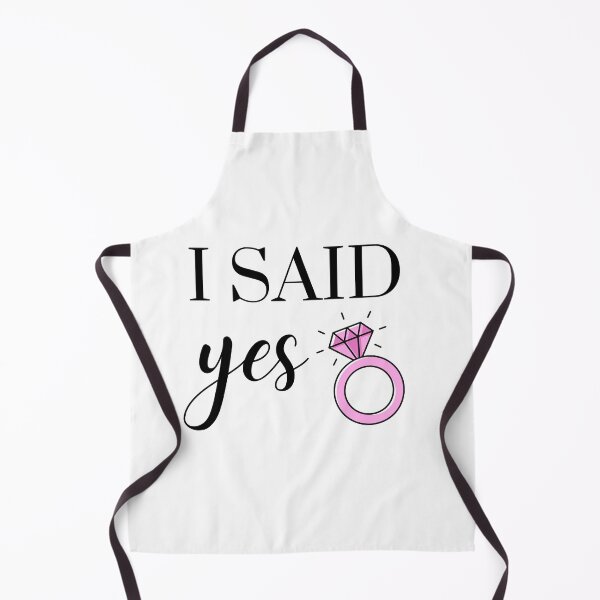 Item preview, I Said Yes - Marriage Proposal - Engagement Announcement designed and sold by NotablyDesigned.