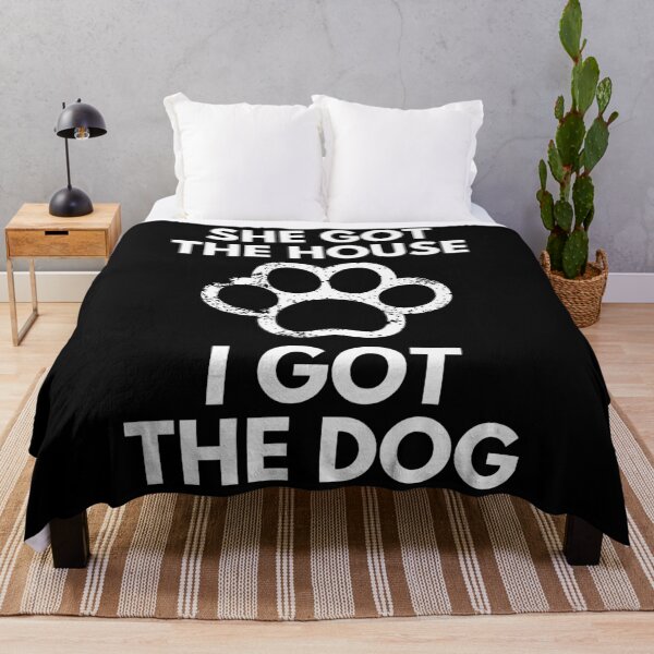 Item preview, She Got The House I Got The Dog Divorce Sarcasm designed and sold by EllConApparel.