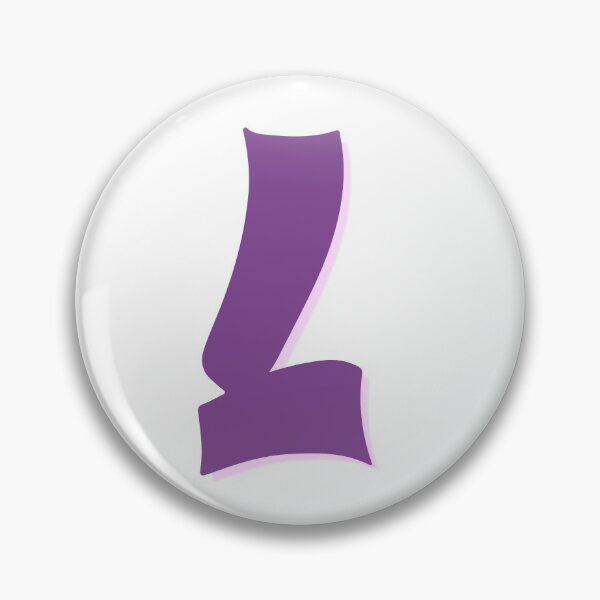 Item preview, Purple Graffiti Letter L designed and sold by LetterMom.