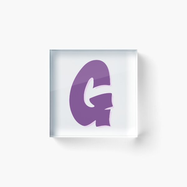 Item preview, Purple Graffiti Letter G designed and sold by LetterMom.