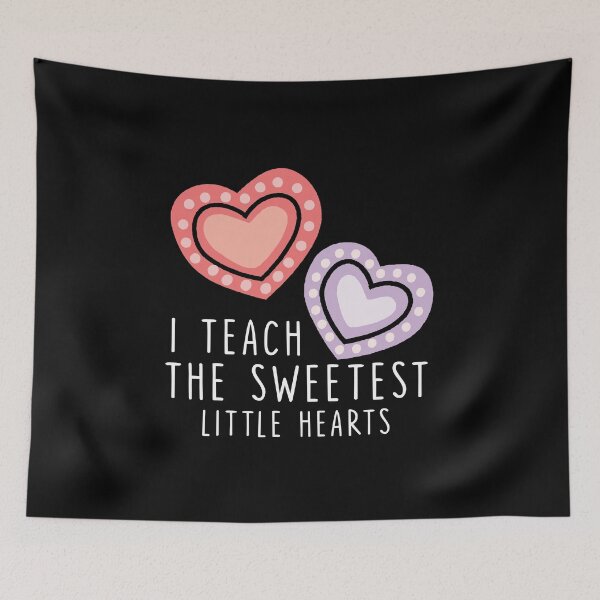 Item preview, I Teach The Sweetest Hearts Rainbow Teacher Valentines Day designed and sold by happy gift art.