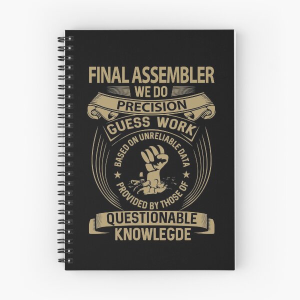 Item preview, Final Assembler T Shirt - We Do Precision Job Gift Item Tee designed and sold by paneczkopat.
