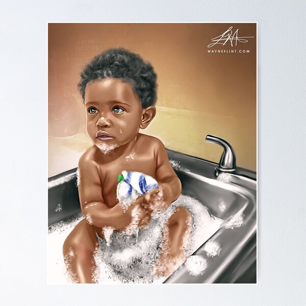 Beautiful Black Baby #10 Poster