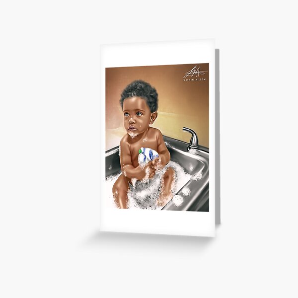 Beautiful Black Baby #10 Greeting Card